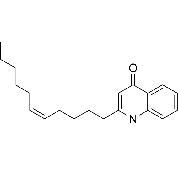 4(1H)-Quinolinone, 1-methyl-2-(5Z)-5-undecen-1-yl- 182056-11-7